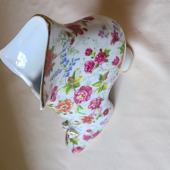 Vtg. Formalities, Baum Brothers Pansy Chintz Collection Victorian Shoe - Picture 3 of 5